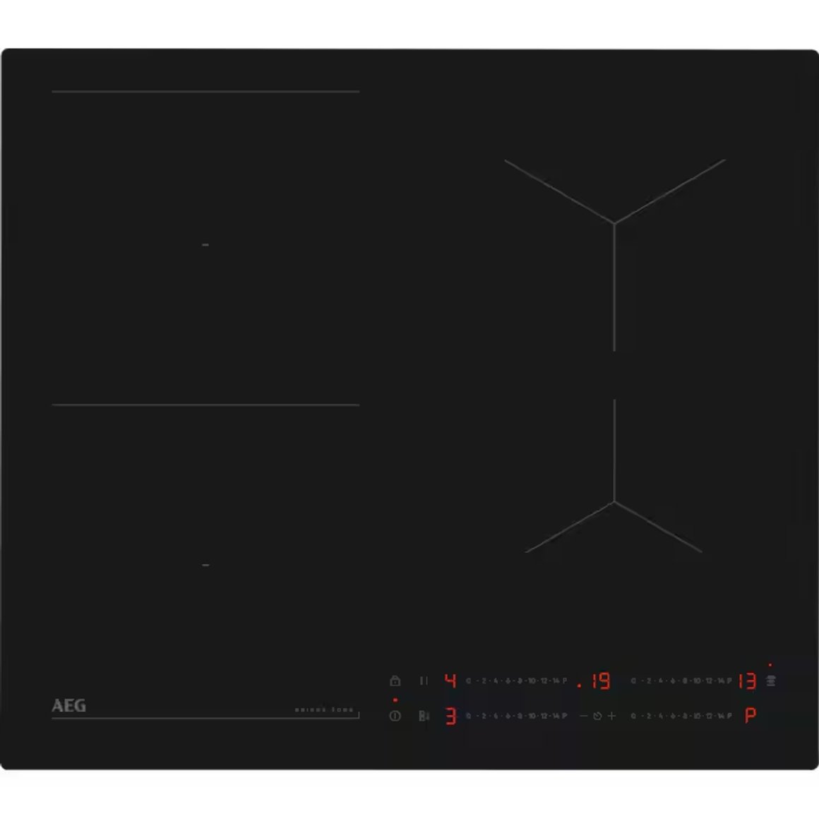 Image of AEG Spanhelluborð 60cm matt gler RL