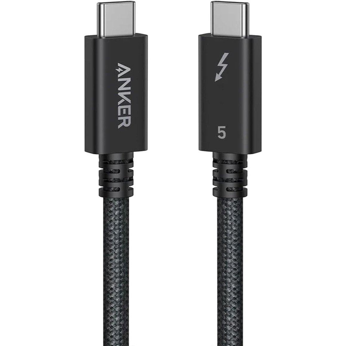 Image of Anker USB-C í C TB5 ofinn kapall 1m svartur