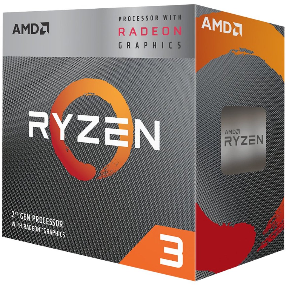 Image of AMD AM4 Ryzen 3 2200G 3.5Ghz/3.7Ghz Retail