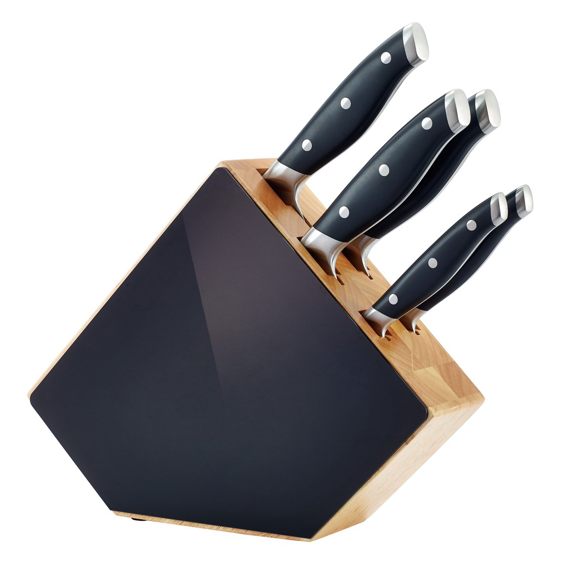 Image of Amefa Hnífasett 5hnífar borðstandur Grand Chef   