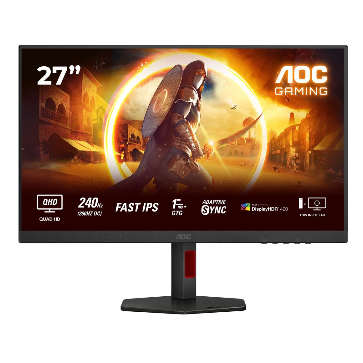 Image of AOC Q27G4ZR G2 27" QHD 260Hz IPS tölvuleikjaskjár