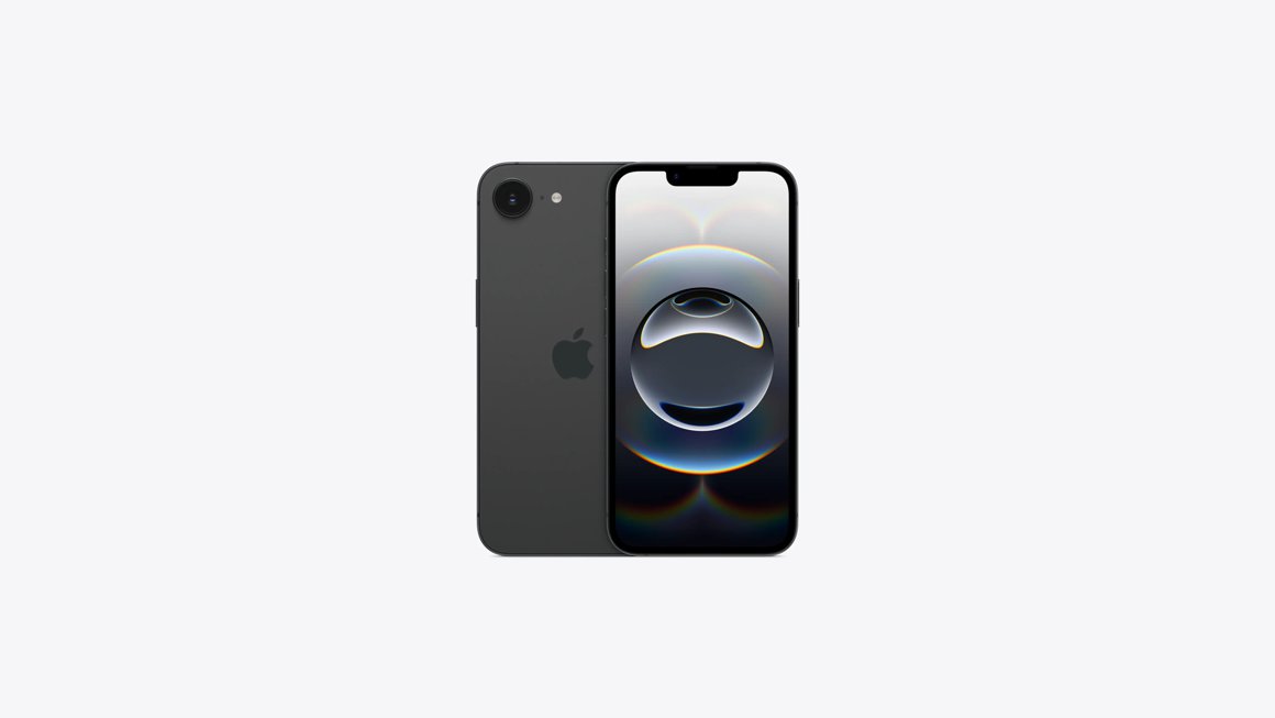 Image of Apple iPhone 16e 128GB Svartur