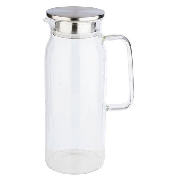 APS Kanna gler með stálloki & handfangi 1,5ltr clear