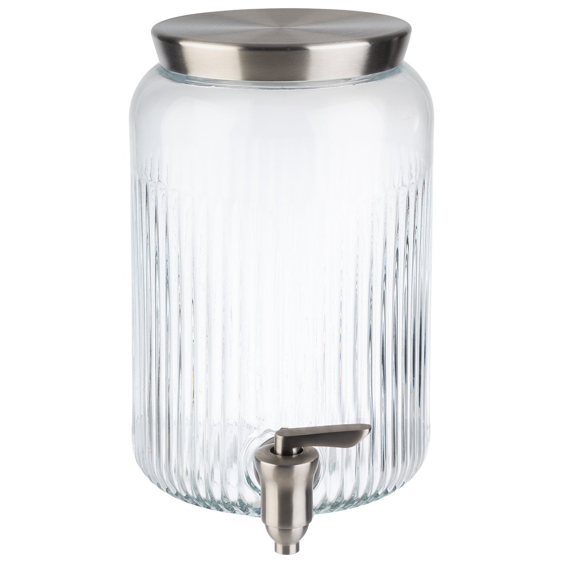 Image of APS Skammtari gler m.stál loki og krana 3,8ltr 