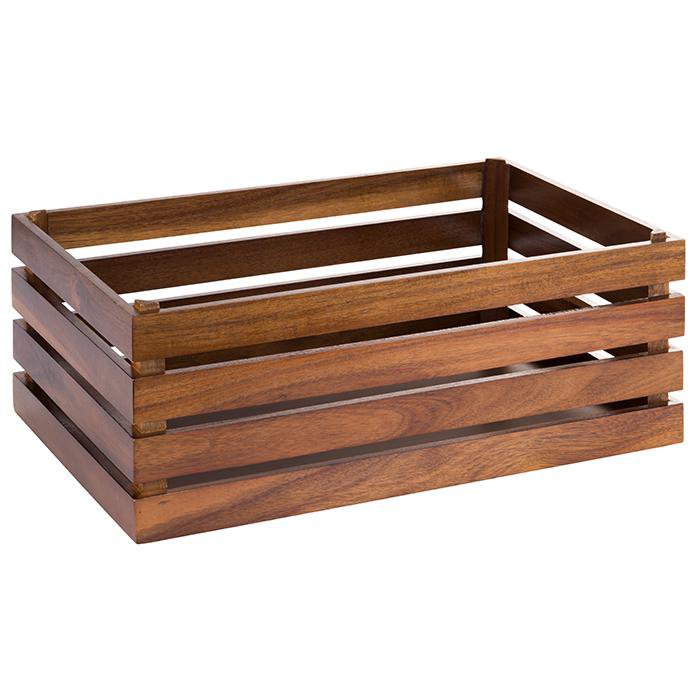 Image of APS Viðarkassi 55,5x35 hæð 20cm Superbox brown     