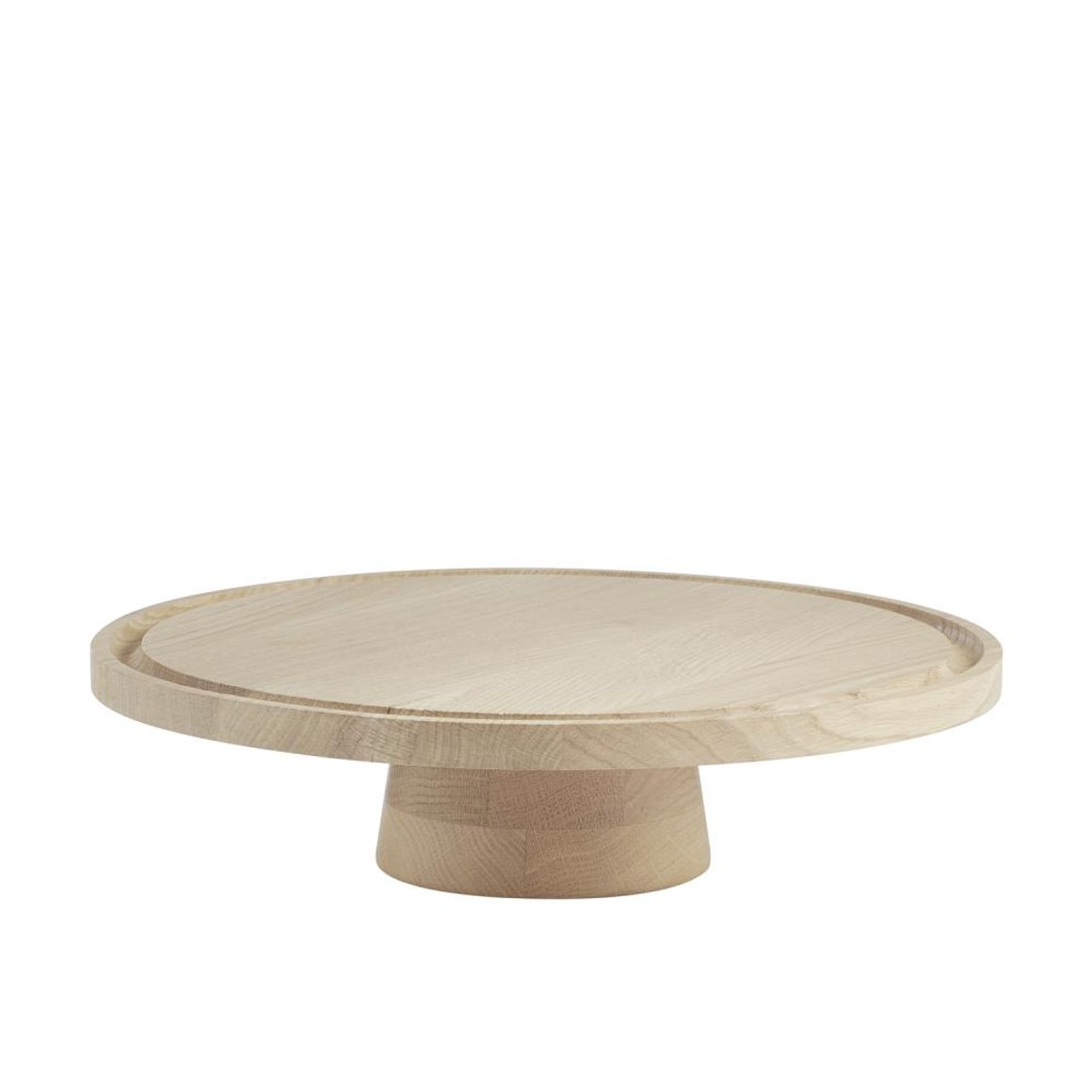 Image of APS Diskur á fæti 32cm h:8,5cm viður Valo