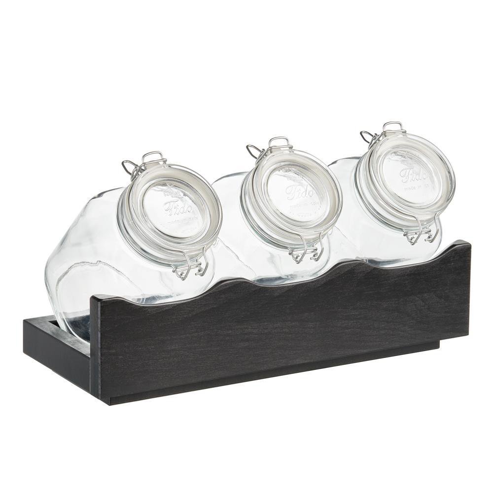 Image of APS Standur m/ 3 krukkum 43x17cm