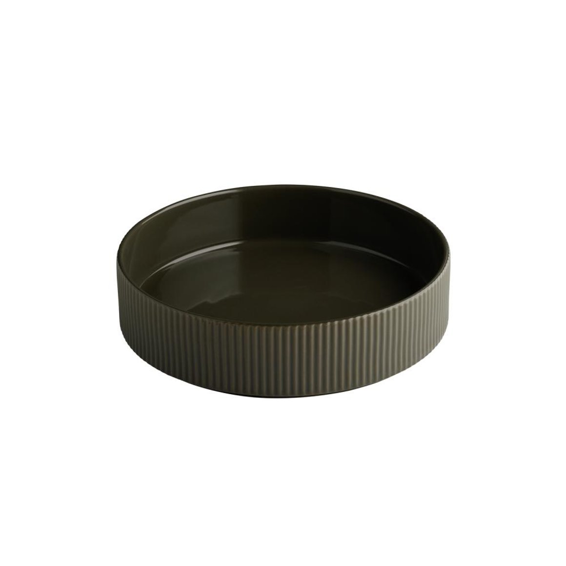 Image of APS Diskur/skál ö23cm h:6cm 1,3ltr mud/brown The Grid