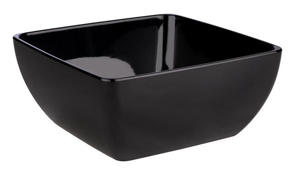 Image of APS Skál melamin svört ferk 32x32cm Pure