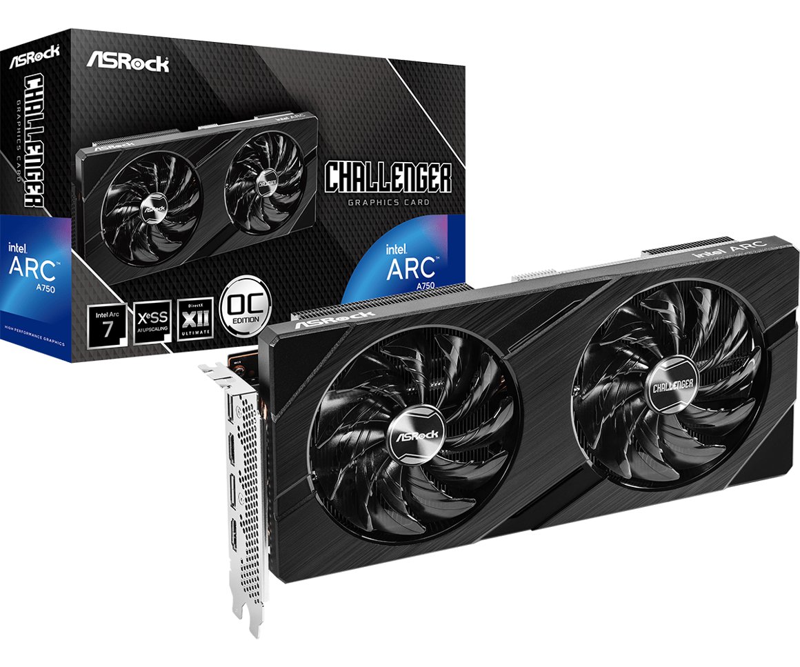 Image of Asrock Intel Arc A750 Challenger D 8GB OC