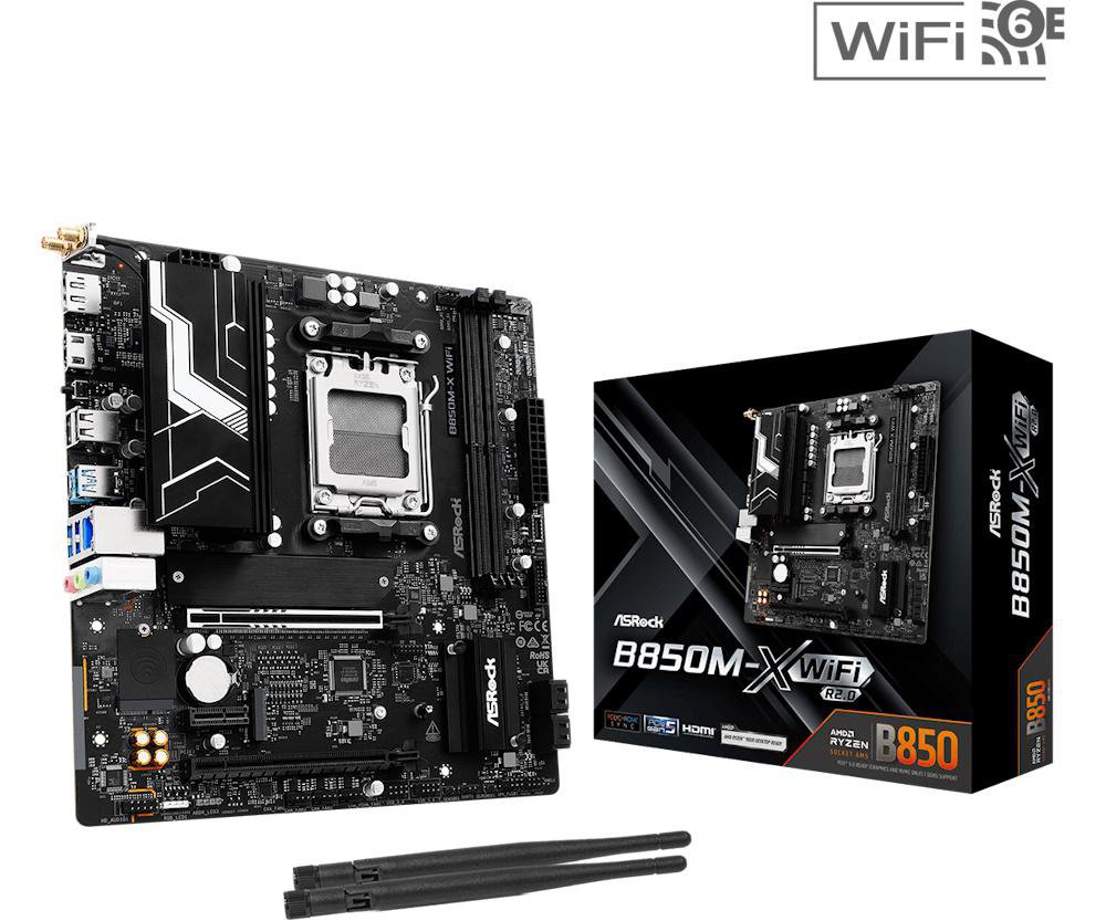 Image of Asrock B850M-X WiFi R2.0 AM5 mATX