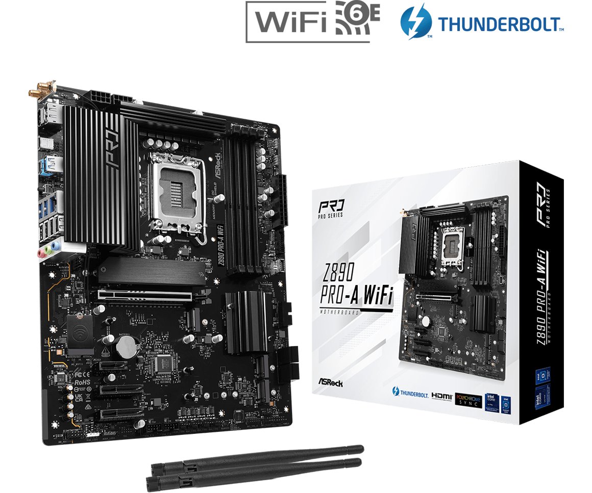 Image of Asrock Z890 Pro-A WiFI 1851 ATX 