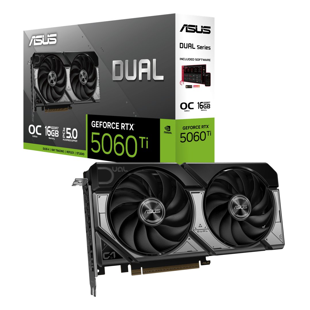 Image of Asus Dual RTX 5060 Ti 16GB OC