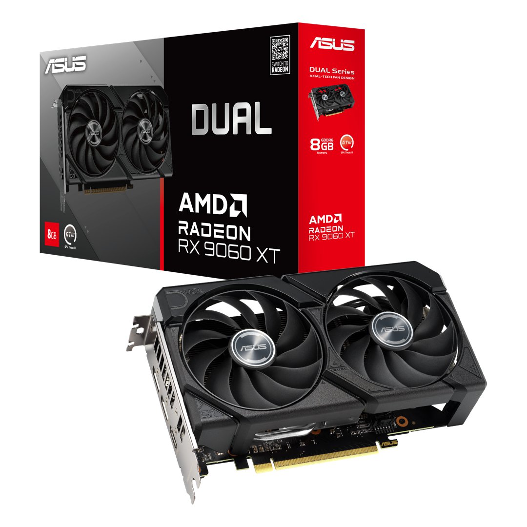 Image of Asus Dual RX9060 XT 8GB