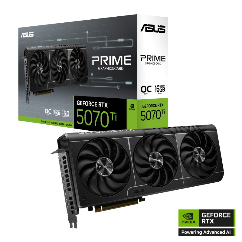 Image of Asus Prime RTX 5070 Ti 16GB OC
