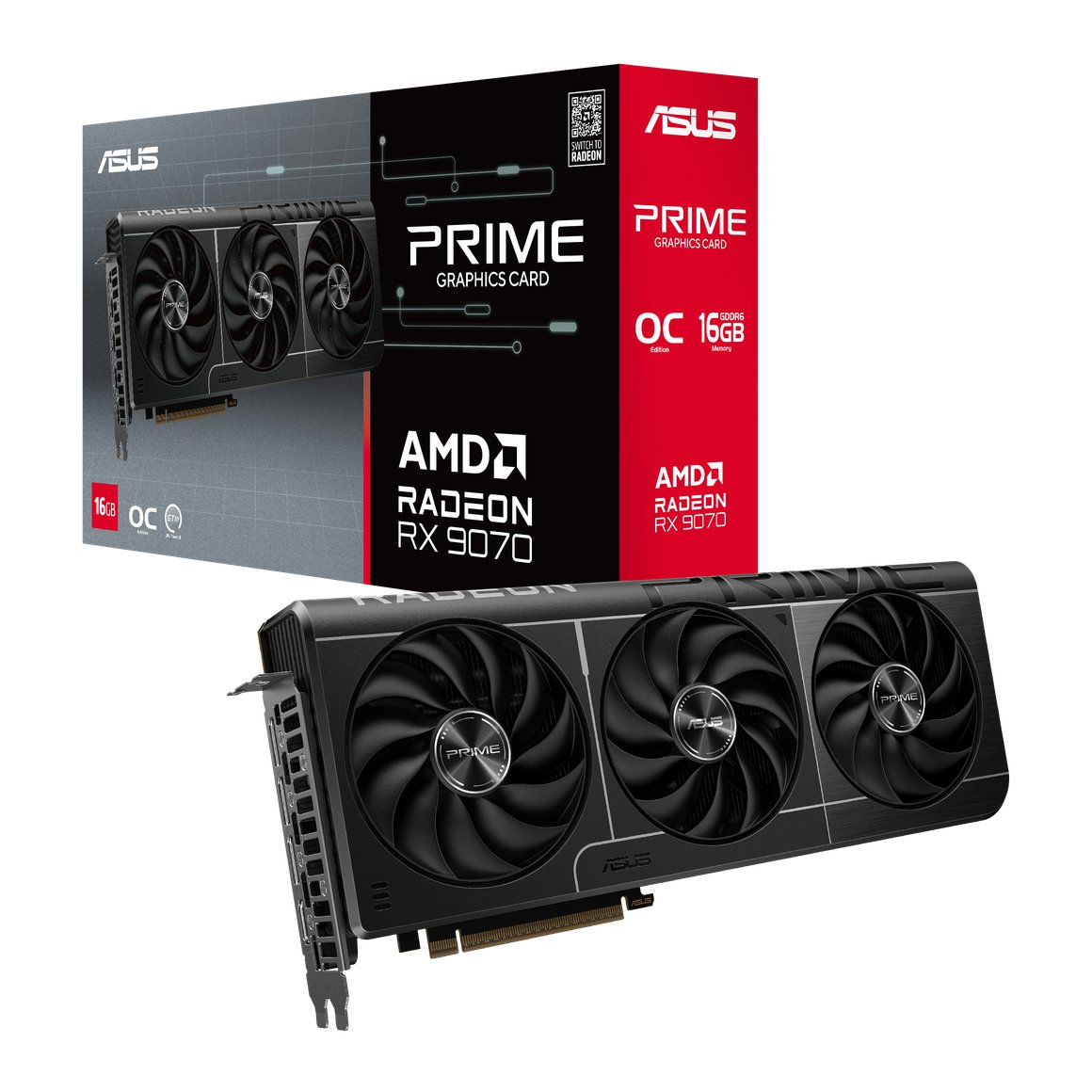 Image of Asus Prime RX9070 OC 16GB