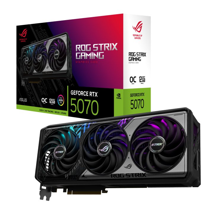 Image of Asus ROG Strix RTX 5070 12GB OC Gaming