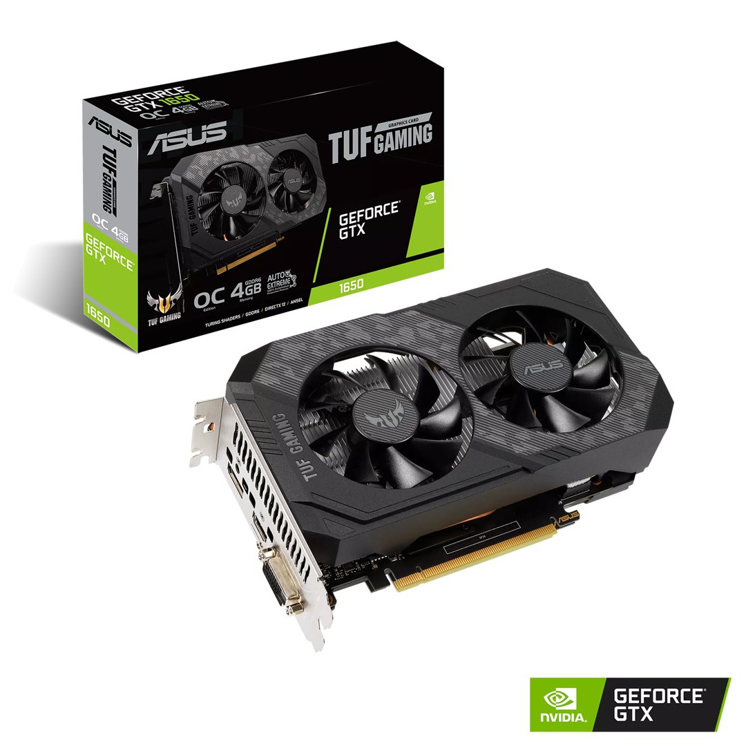 Image of Asus TUF GTX1650 OC 4GD6-P Gaming