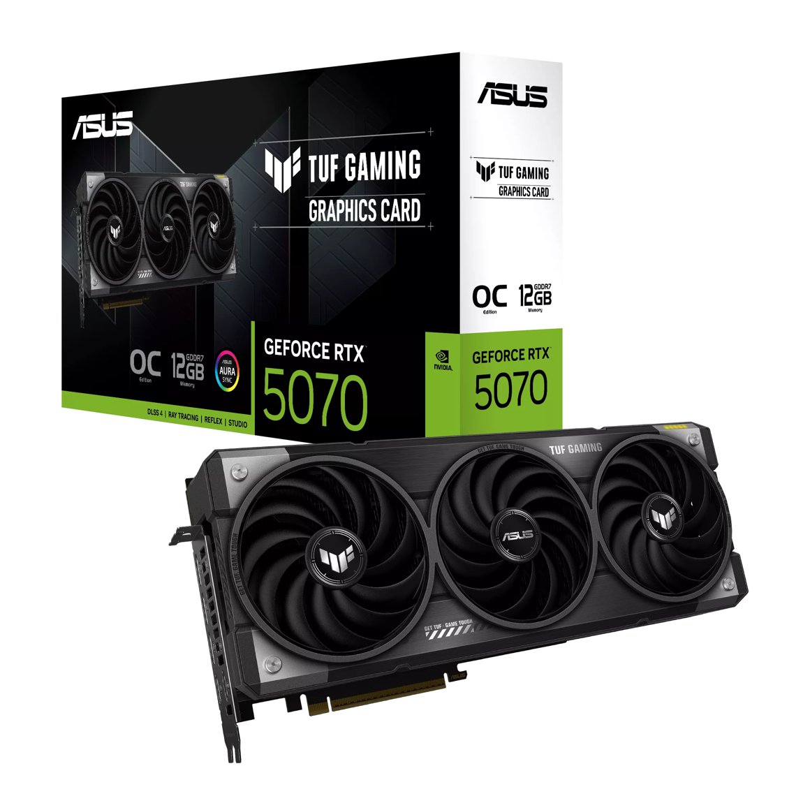Image of Asus TUF Gaming RTX 5070 12GB OC skjákort