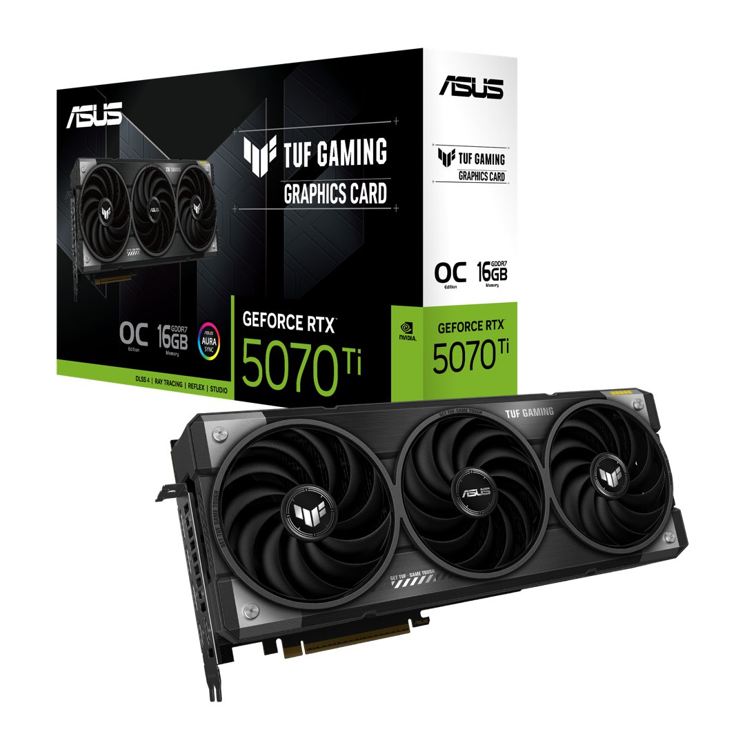 Image of Asus TUF RTX 5070 Ti 16GB OC Gaming