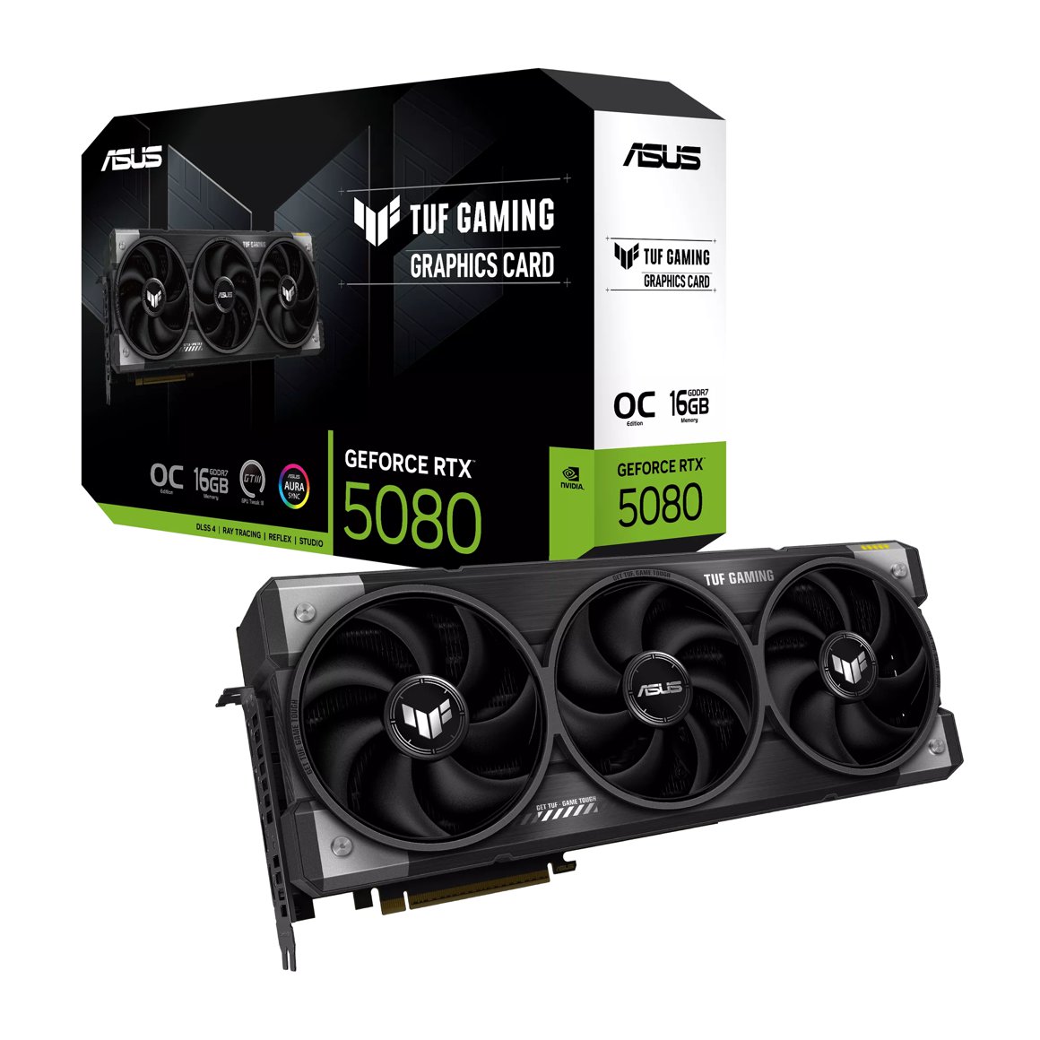 Image of Asus TUF Gaming RTX 5080 16GB OC skjákort