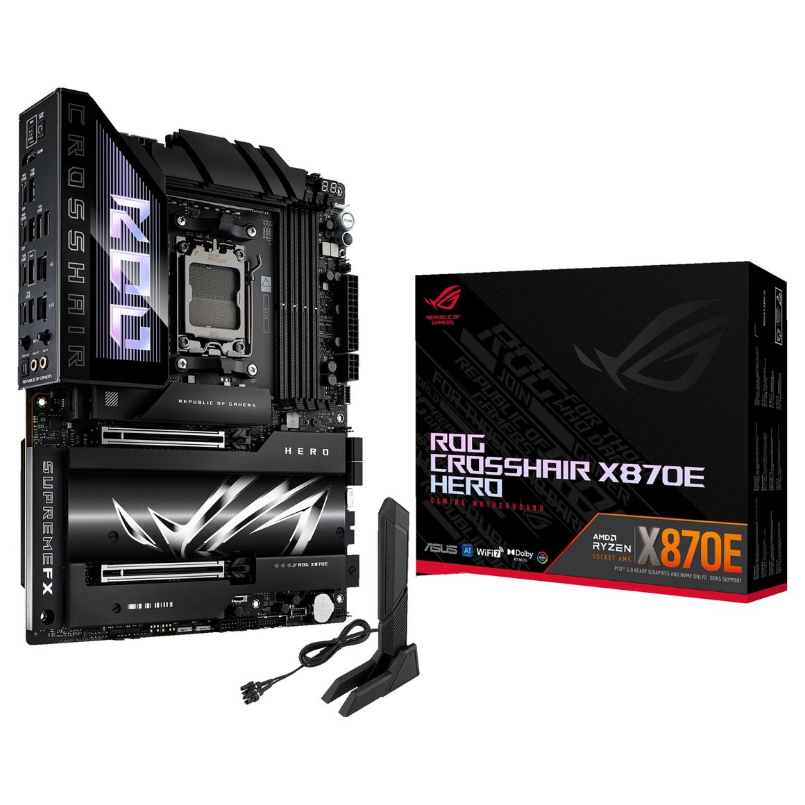 Image of Asus ROG Crosshair X870E Hero AM5 ATX