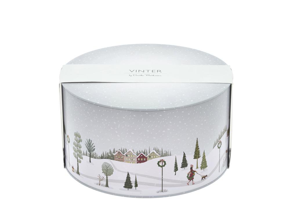 Bastian Smákökubox 2stk 22x12/20x10cm Vinter