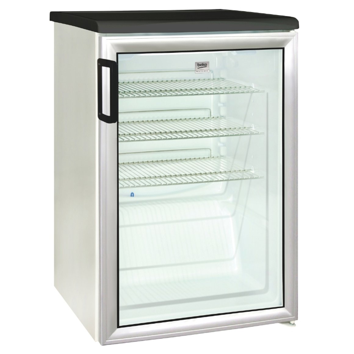 Image of Beko Kæliskápur með glerhurð 85cm hvítur