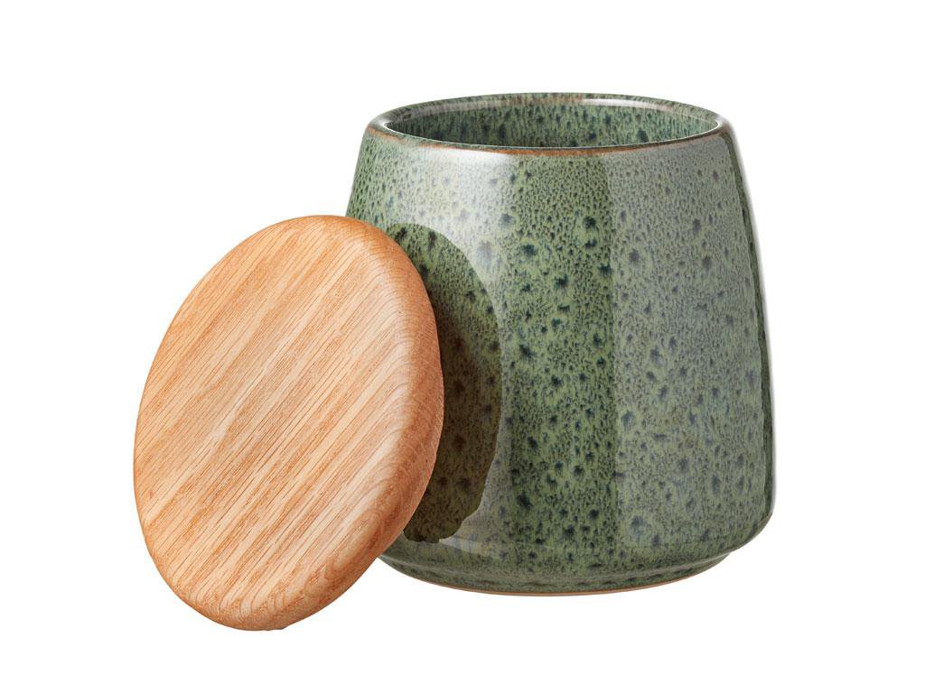Bitz Krukka með loki 12cm green