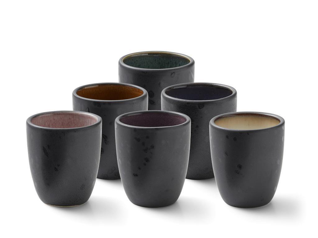 Bitz Gastro krús espresso 6stk blandaðir litir black