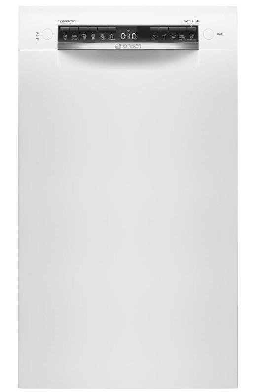 Bosch Uppþvottavél 45cm hvít Serie 4