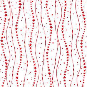 Image of Braun Company Servíettur 3laga 20stk 33x33cm Stars red