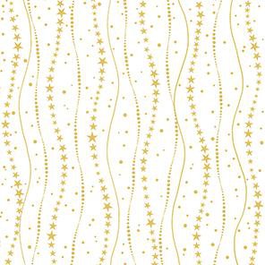 Image of Braun Company Servíettur 3laga 20stk 33x33cm Stars white