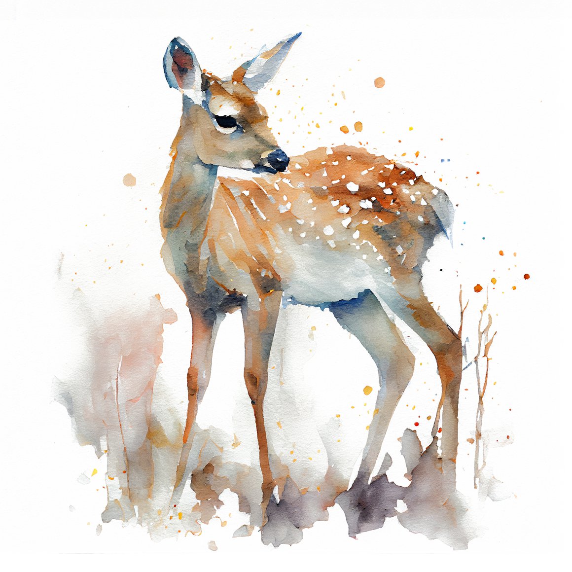Image of Braun Company Servíettur 3laga 20stk 33x33cm Deer