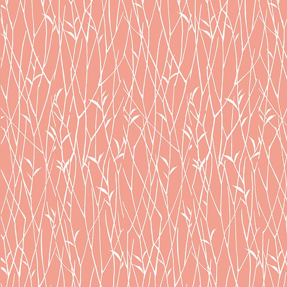 Image of Braun Company Servíettur 3laga 20stk 33x33cm Petit coral-white
