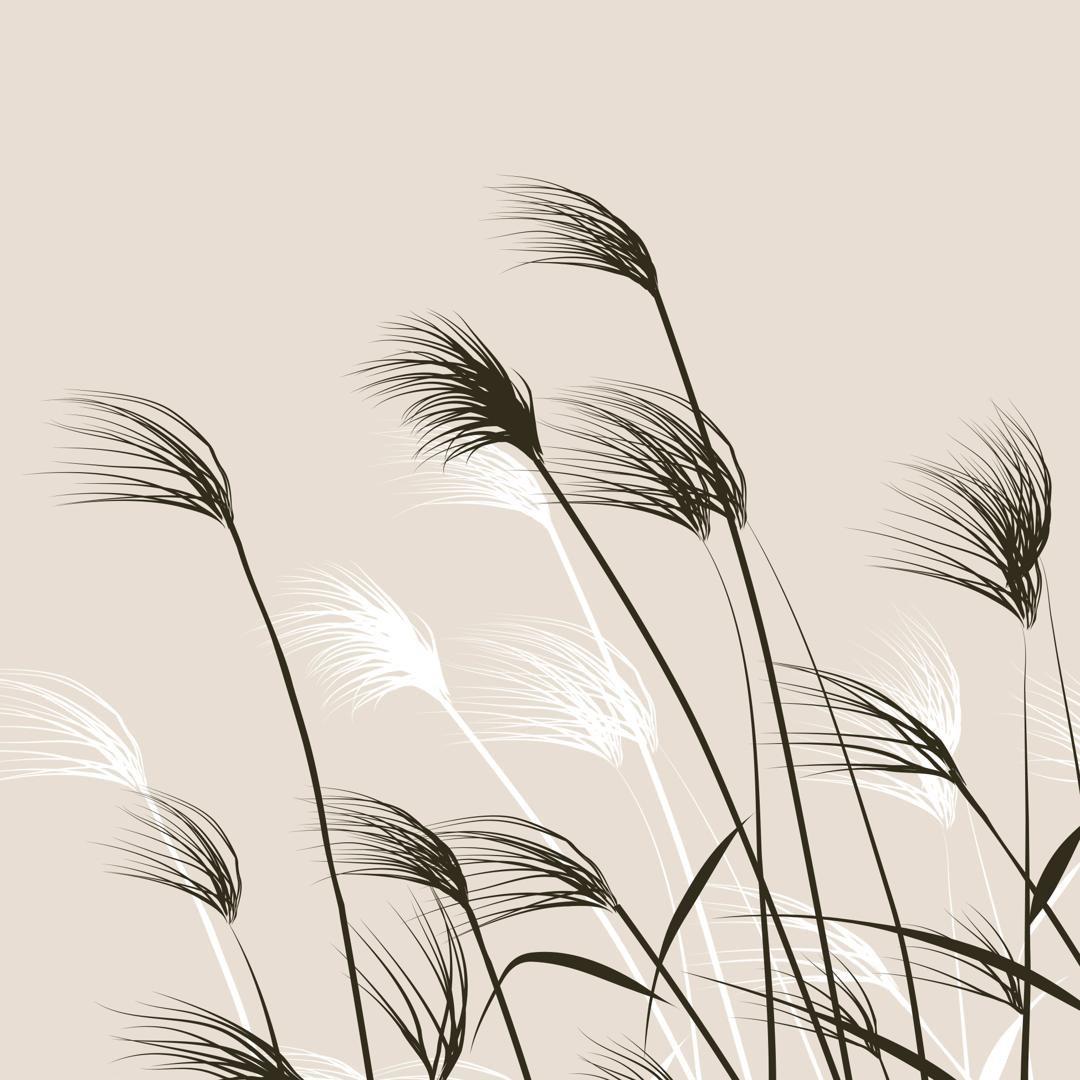 Image of Braun Company Servíettur 3laga 20stk 33x33cm Grass in the Wind