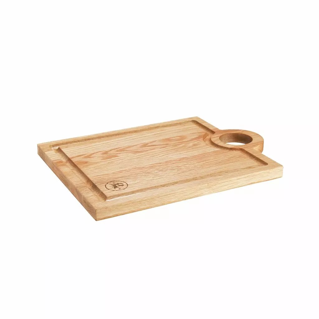 Brusletto Skurðarbretti Eik 38x28x2cm m/rauf