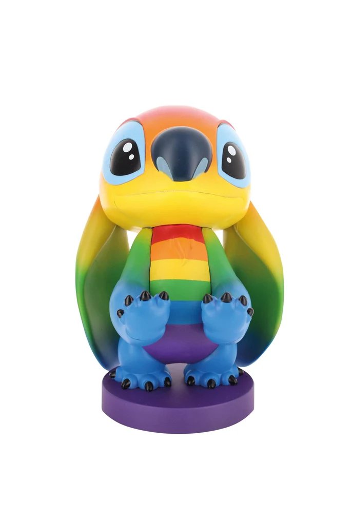 Cable Guys Regnboga Stitch standur fyrir fjarstýringar og síma