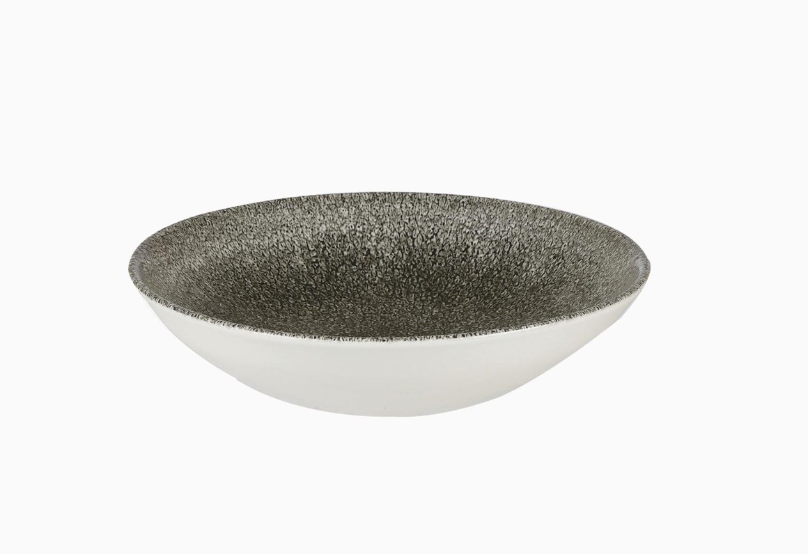 Image of Churchill Skál 18,2cm Raku quartz black 