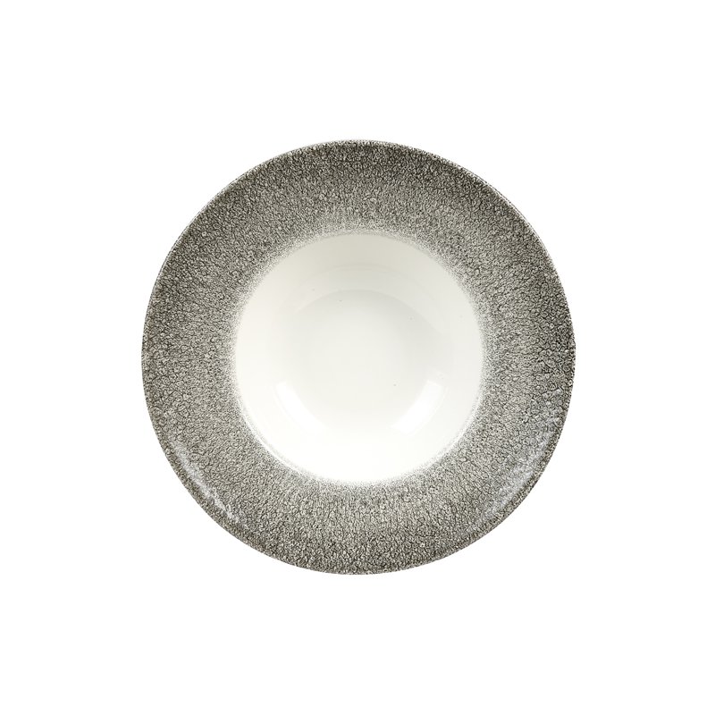 Image of Churchill Diskur djúpur 24cm Raku quartz black 