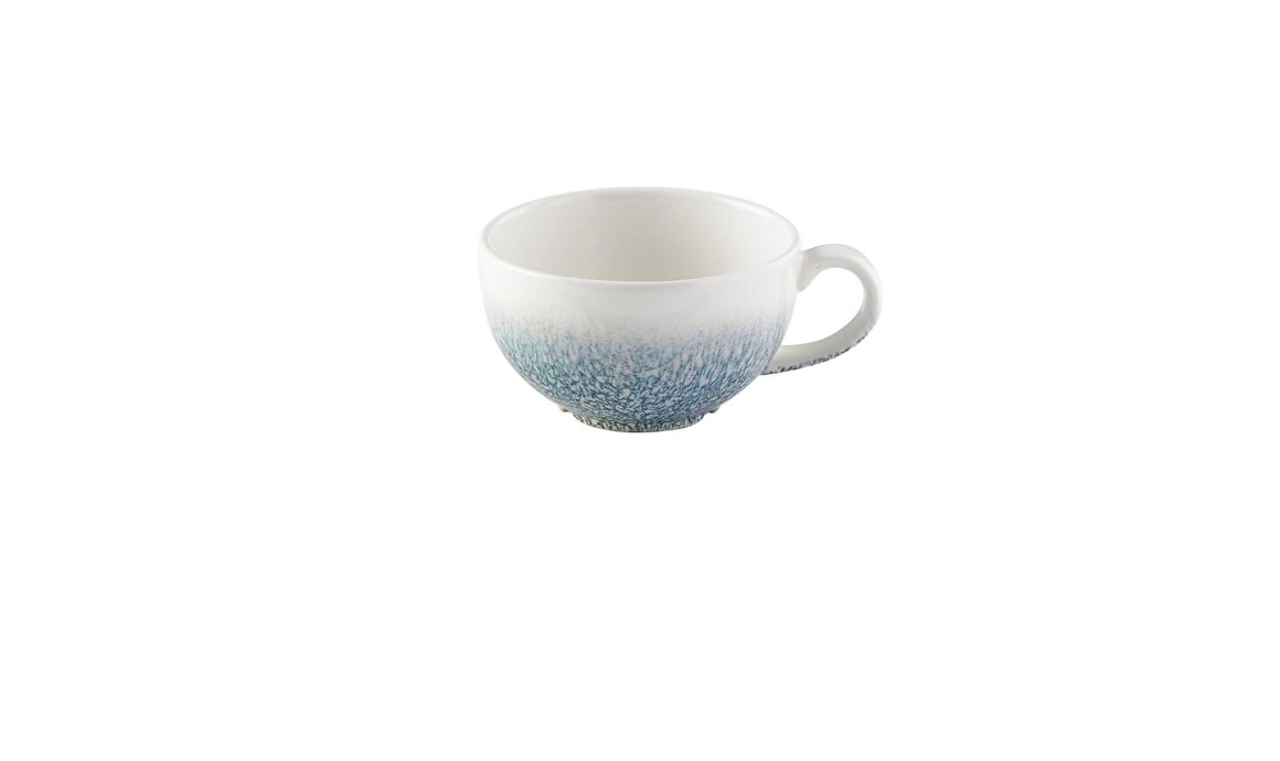 Image of Churchill Bolli cappuccino 34cl Studio Print Raku topaz blu