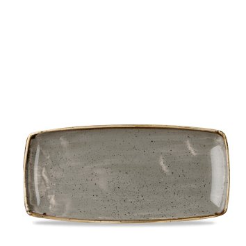 Image of Churchill Diskur 29,5x15cm oblong Stonecast peppercorn grey