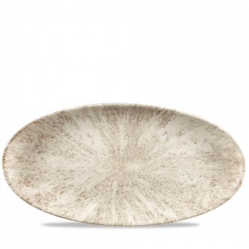 Image of Churchill Diskur oval 35x17cm StudioPrint Stone agate grey