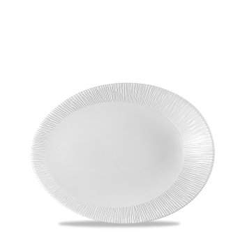 Image of Churchill Diskur 19,5x15cm oval Bamboo white