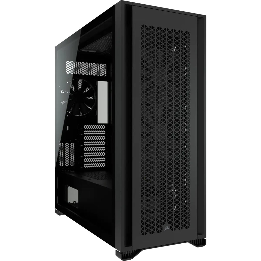 Image of Corsair 7000D AirFlow svartur m/öryggisgleri - MID-Tower