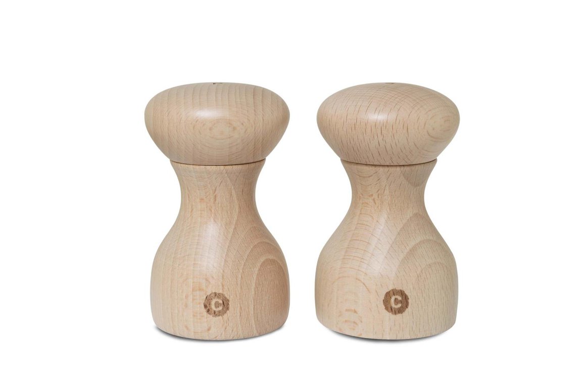 Crushgrind Pipar og Saltkvörn sett 10cm Beech