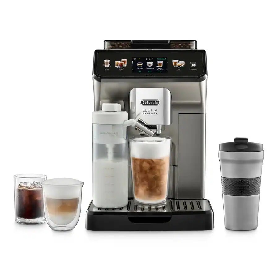 DeLonghi Eletta Explore 1,8l Espresso kaffivél með coldbrew