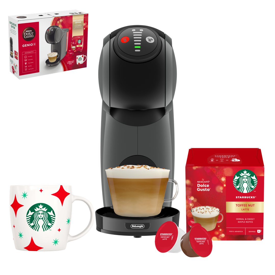 Image of DeLonghi Genio S Starbucks Jóla Pakki