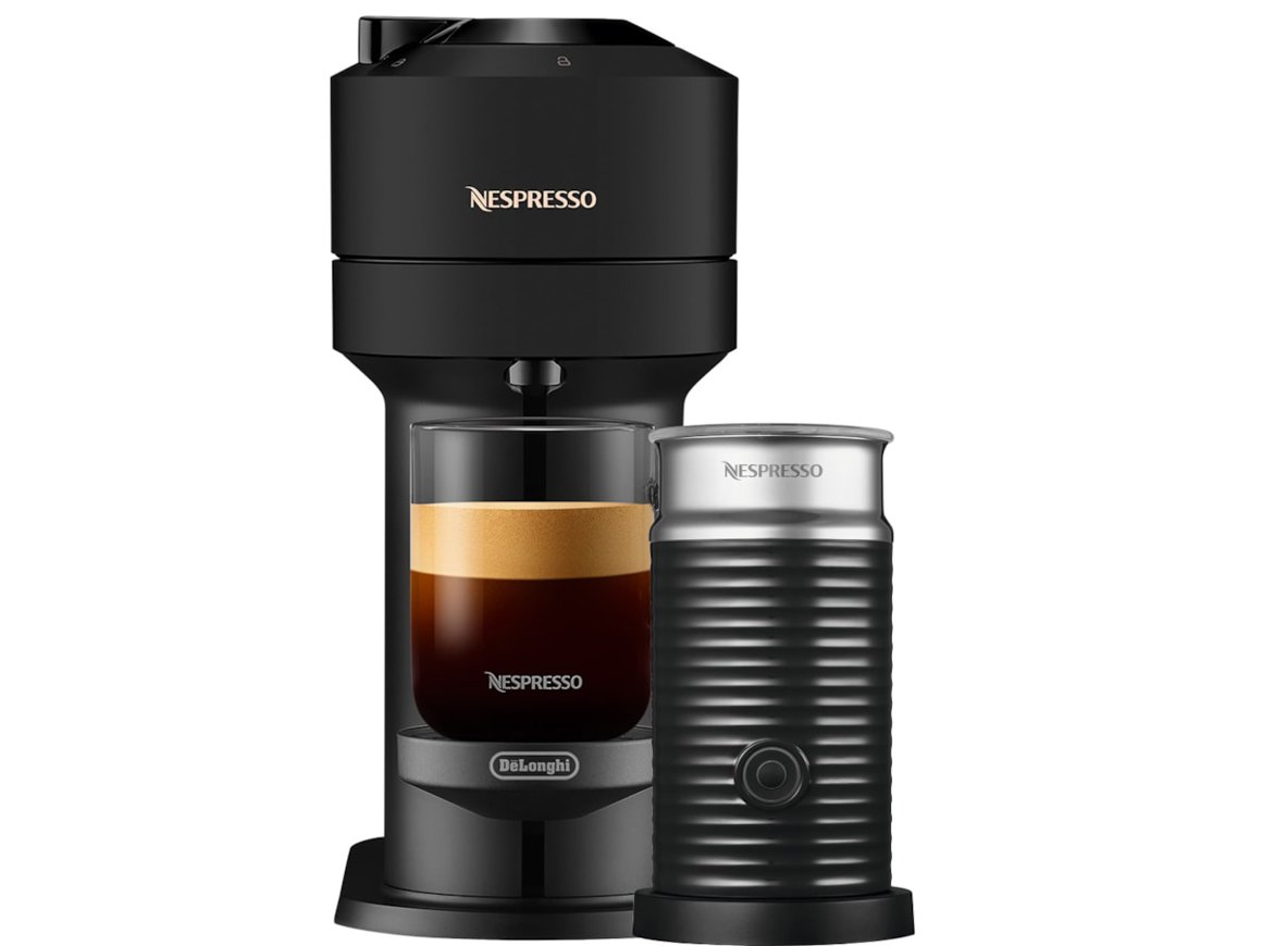Image of DeLonghi Nespresso Vertuo Next með mjólkurflóara