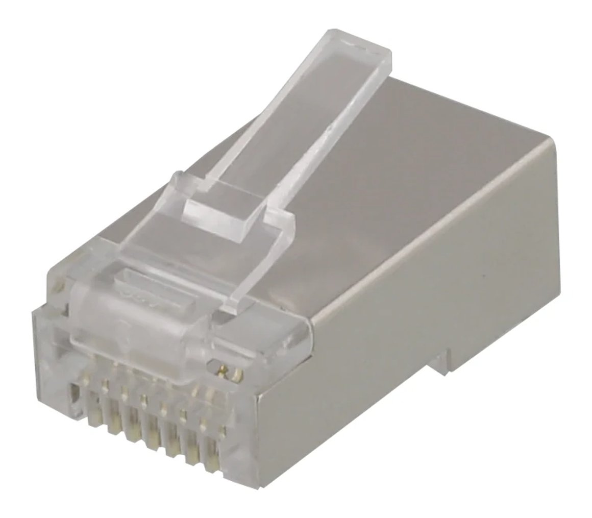 Deltaco 20stk Cat6 RJ45 tengi á netkapla